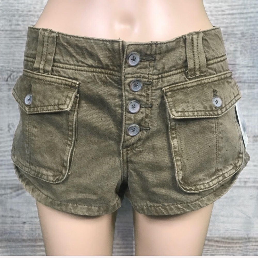 NWT Free People Cora Button Front Short - Picture 2 of 6